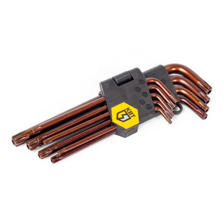 Набор ключей TORX КТ-9s (Т10-Т50) 82178 КВТ