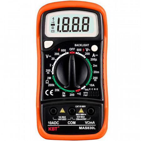 Мультиметр цифровой Mastech MAS 830L 59718 КВТ