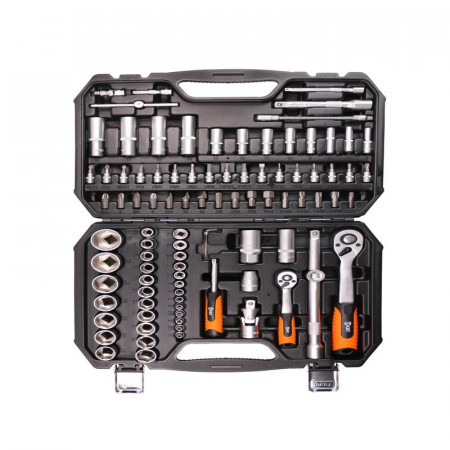 Набор автоинструмента 1/2’’ и 1/4’’, серия «-PROFESSIONAL», 94 предмета 82134 КВТ