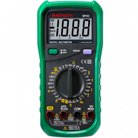 Мультиметр цифровой Mastech МY-63 58956 КВТ