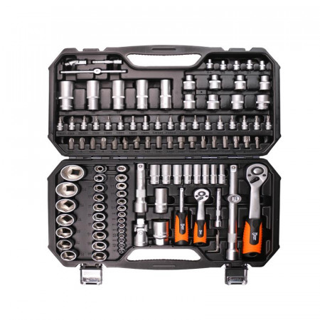 Набор автоинструмента 1/2’’ и 1/4’’, серия «-PROFESSIONAL», 110 предметов 82135 КВТ