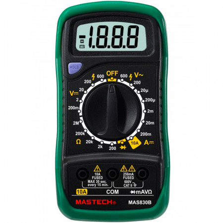 Мультиметр цифровой Mastech MAS 830B 57761 КВТ