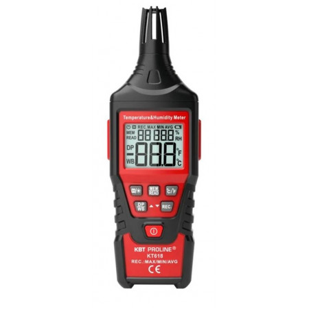 Термогигрометр цифровой серия КТ 618 «PROLINE» 79144 КВТ