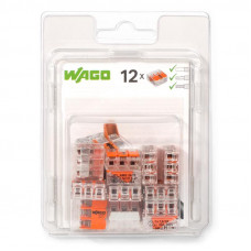 Набор клемм рычажковых Wago 221–412 76086 (цена за уп.) КВТ